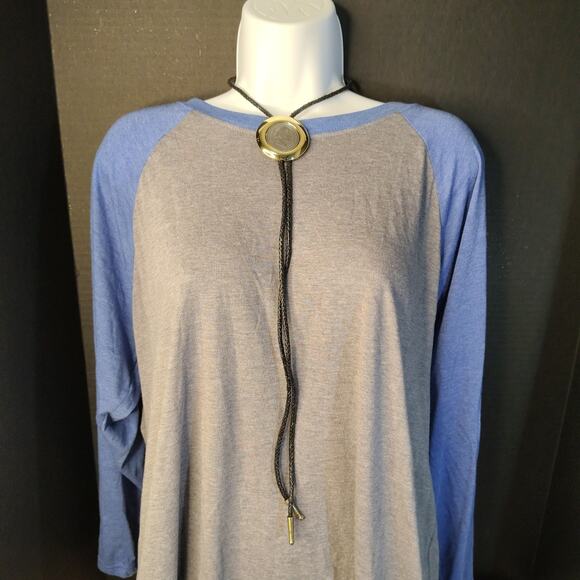 Vintage Napoleon Coin Bolo Tie Bola Tie Shoestring Necklace Gold Tone & Silver - Picture 4 of 12